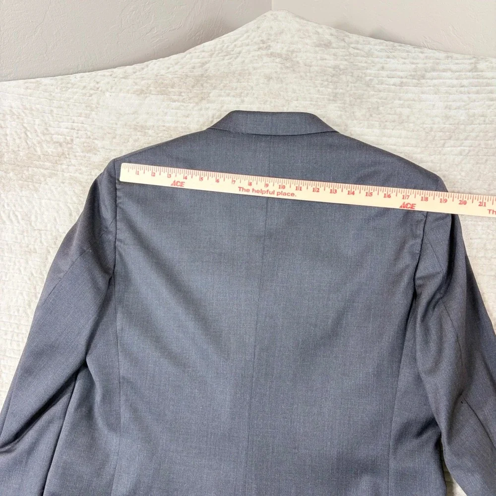 Brooks Brothers 1818 Madison Suit Mens Charcoal Gray Wool Pleated 2 Piece Set
